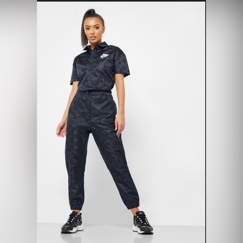 Nike Women’s Black All-Over Logo Track Joggers